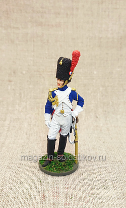 Гренадер полка Конных гренадеров Императорской гвардии. Франция, 1807-14гг., 54 мм (QF0180) (QF0180)