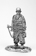 Миниатюра из олова 226 РТ Обер-егерь, 54 мм, Ратник - фото