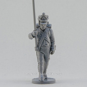 Сборная миниатюра из смолы Сержант-орлоносец, идущий, Франция, 28 мм, Аванпост - фото