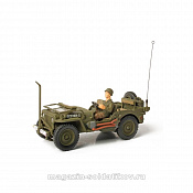 82009U США, военный автомобиль (GP), Нормандия, 1944, 1:72 Unimax