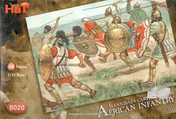 Солдатики из пластика Carthaginian African Infantry, (1:72), Hat (8020) (8020)