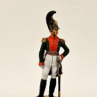 Миниатюра из олова Полковник Лейб-гвардии драгунского полка. Россия 1810-15 гг, Студия Большой полк (ИЛ0476.12.02.54) (ИЛ0476.12.02.54)
