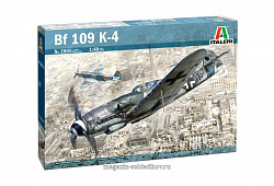 Сборная модель из пластика ИТ Самолет MESSERSCHMITT Bf-109 K4 (1/48) Italeri