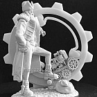 Сборная миниатюра из смолы Дизельный Дед Мороз 75 мм, TRILOKA MINIATURES (TLK-NY-75-003) (TLK-NY-75-003 )