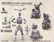 LRM35003 Современный солдат армии США, 1:35, Live Resin