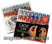 : Набор Game Color 8 цв. + кисти Vallejo - фото