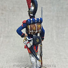 Миниатюра из олова Гвардейский сапер, Франция 1809-14 гг, 54 мм, Студия Большой полк (ИЛ2348.12.03.54) (ИЛ2348.12.03.54)