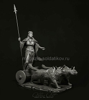 Сборная миниатюра из смолы Фрейя, 75 мм, TRILOKA MINIATURES - фото