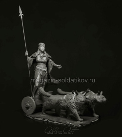 Сборная миниатюра из смолы Фрейя, 75 мм, TRILOKA MINIATURES (TLK-75-046) (TLK-75-046)