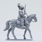 Сборная миниатюра из смолы Кирасир с пистолетом, 28 мм, Аванпост