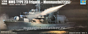 04547 Корабль  HMS TYPE 23 Frigate-Monmouth (F235)  (1:350) Трумпетер