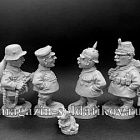 WWI: Германская армия, набор №2 - комплект шаржевых фигур из 4-х штук