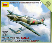 6118 Советский самолет ЛАГГ-3 (1/144) Звезда