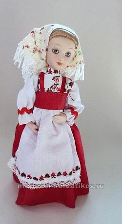 Кукла в повседневном костюме Пермской губернии №18