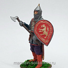 Русский воин с топором XIV в., XIII в, 54 мм, Soldanir (QF0477) (QF0477)