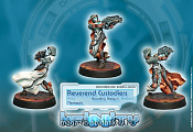 Сборная миниатюра из металла Преподобные Кастодиры (Hacker, Boarding shotgun) Infinity - фото