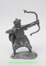 Миниатюра из металла Сарацин-лучник, 54 мм, Солдатики Публия - фото