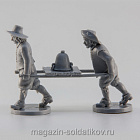 Сборная миниатюра из смолы Сапер с петардой, 28 мм, Аванпост