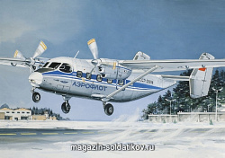 Сборная модель из пластика Самолет Ан-28 «Аэрофлот» (1/144) Восточный экспресс
