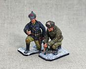 Миниатюра из олова ИЛ2469.14.01.54 Расчет лёгкого миномета РККА 1939-41 гг. Н 2 фигуры, 54 мм, Студия Большой полк - фото