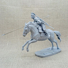 Сборная миниатюра из смолы Казак на коне №1 РИА, Первая мировая война, 75мм, Shot Mini (RIA-K-1) (RIA-K-1)