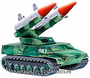 Сборная игрушка из картона. Зенитно-ракетный комплекс, Умбум - фото