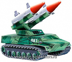 Сборная игрушка из картона. Зенитно-ракетный комплекс, Умбум (061) (061)