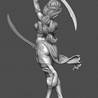 Сборная миниатюра из смолы Миры Фэнтэзи: Принцесса Аграбы, 54 мм, Chronos miniatures (CHM-54369) (CHM-54369)
