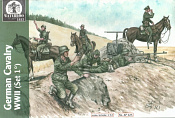 Солдатики из пластика АР 025 Немецкая кавалерия.Вторая Мировая (№ 1) (1:72) Waterloo - фото