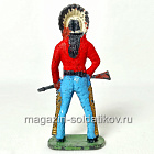 солдатик из твердого пластика Индеец, Польша (704-1115/3) (704-1115/3)