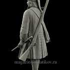 Сборная миниатюра из смолы Капрал гренадерских рот Валлиса 75 mm (1:24) Medieval Forge Miniatures (C-75-130) (C-75-130)