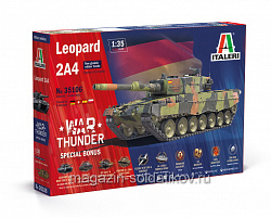 Сборная модель из пластика ИТ Танк War Thunder: LEOPARD 2A4 (1/35) Italeri (35106) (35106)
