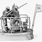 Миниатюра из олова 604 РТ Расчет зенитного орудия (основная версия) 54 мм, Ратник (604-РТ) (604-РТ)