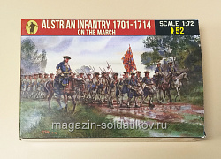 Солдатики из пластика Austrian Infantry on the March (1/72) Strelets (260) (260)