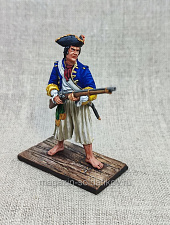 Миниатюра из олова Пират в треуголке, 54 мм, Студия Большой полк - фото