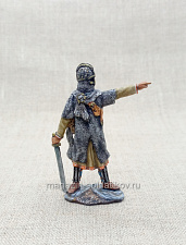 Миниатюра из олова Ярл викингов, 54 мм, Большой полк - фото