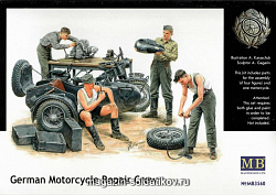 Сборные фигуры из пластика MB 3560 Немецкая моторемонтная бригада (1/35) Master Box