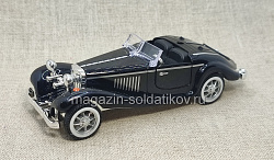 Mercedes-Benz 500K Roadster (черный) 1/36 Китай (700-196) (700-196)