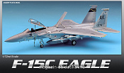 Сборная модель из пластика Самолёт F-15C, (1:72) Академия - фото