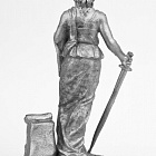Миниатюра из олова 596 РТ Фемида 54 мм, Ратник (596-РТ) (596-РТ)