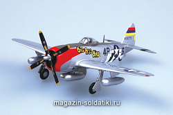 Масштабная модель в сборе и окраске Самолёт Р-47D «Тандерболт», 531FS, 406FG 1:72 Easy Model