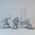Солдатики из смолы Неандертальцы на охоте, набор из 5 фигур, 1:32 Andrylona