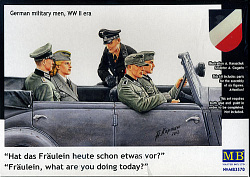 Сборные фигуры из пластика MB 3570 Fräulein, what are you doing today? German militar, (1/35) Master Box