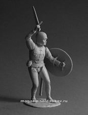 Сборная фигура из смолы Итальянский пехотинец, 1450-1500, 54 мм, Chronos miniatures - фото