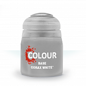 Сборные фигуры из пластика 21-52 BASE: CORAX WHITE, краска 12 мл - фото