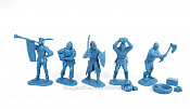 Солдатики из пластика Айвенго (серо-голубой цвет), 1:32 Хобби Бункер - фото