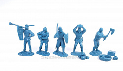 Солдатики из пластика Айвенго (серо-голубой цвет), 1:32 Хобби Бункер