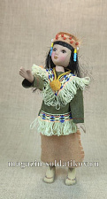 Индеанка (США). Куклы в костюмах народов мира DeAgostini - фото