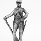 Миниатюра из олова 533 РТ Офицер драгунского полка Наполеона 1798 год, 54 мм, Ратник