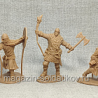 Солдатики из мягкого резиноподобного пластика Саксы 2, набор 6 шт, 1/32 Soldiers. Есть